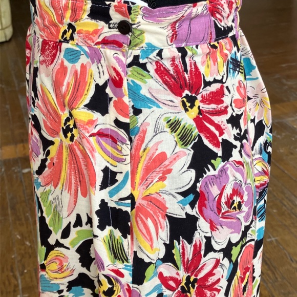 Vintage floral, two piece skirt set - Picture 2 of 12